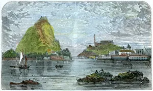 Colourful Harbour Scene Prints: Bermuda, c1880