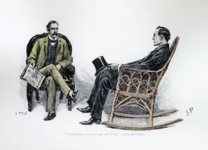 Sherlock Holmes Prints: Nothing could be Better said Holmes, 1893 Print