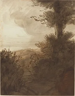 Alphonse Legros Print: The Big Tree