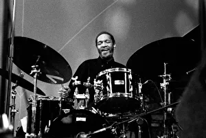 Music Festival Prints: Billy Higgins at Brecon Jazz Festival Print, 2000