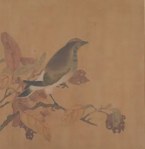 Bird on Branch Print