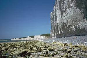 Birling Gap Prints: Birning Gap looking west