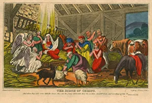 Christian Artwork Prints: The Birth of Christ. Creator: Unknown