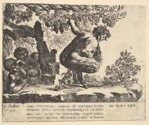 Birth of the Satyrs, 1610-42. Creator: Pierre Brebiette Birth of the Satyrs, 1610-42. Creator: Pierre Brebiette
