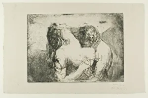 Edvard Munch Art Prints: The Bite, 1914. Creator: Edvard Munch