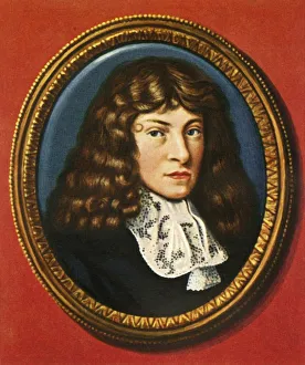 Cigarette Card Miniatures Prints: Blaise Pascal, (1933). Creator: Unknown