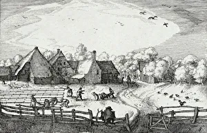 Baroque Era Landscape Prints: Bleaching Fields Beyond the Haarlem Woods