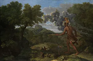 Blind Orion Searching for the Rising Sun, 1658. Creator: Nicolas Poussin Blind Orion Searching for the Rising Sun, 1658. Creator: Nicolas Poussin