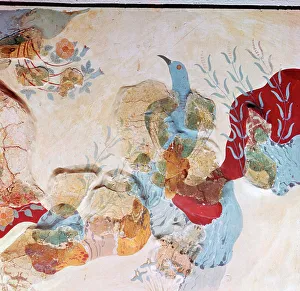 The Blue Bird fresco from Knossos, 17th-14th century BC The Blue Bird fresco from Knossos, 17th-14th century BC