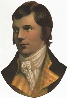 Robert Burns Portrait Prints: Bobby Burns. Creator: Unknown