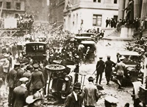 Bomb blast opposite the offices of JP Morgan & Co, New York, USA, 16 September, 1920 Bomb blast opposite the offices of JP Morgan & Co, New York, USA, 16 September, 1920