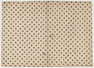 19th Century Book Cover Print with Circle and Dot Pattern