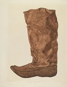Heritage Art Gallery USA Prints: Boot, 1938. Creator: Eugene C. Miller