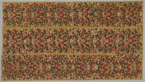 Four Borders from a Bedspread, 1700s Print