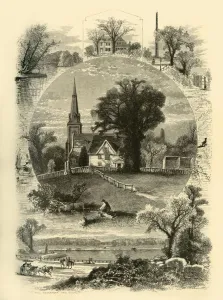 Boston Suburbs, 1874. Creator: John J. Harley Boston Suburbs, 1874. Creator: John J. Harley