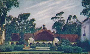Balboa Park San Diego Prints: The Botanical Building, c1935