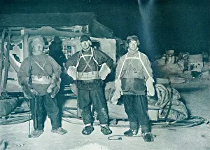 Bowers, Wilson, and Cherry-Garrard About To Leave For Cafe Crozier, 27 June 1911, (1913) Bowers, Wilson, and Cherry-Garrard About To Leave For Cafe Crozier, 27 June 1911, (1913)