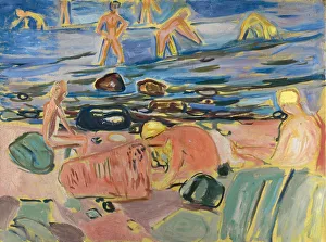 Edvard Munch Norway Prints: Boys bathing