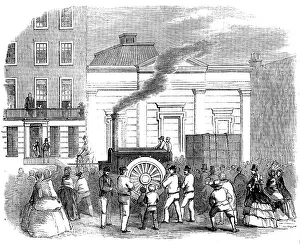 Bray's Traction-engine, 1858 - A Historic Print