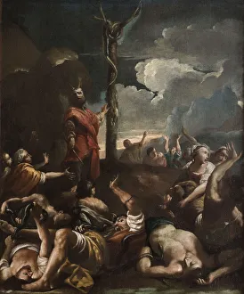 Bolognese School Art Prints: The Brazen Serpent