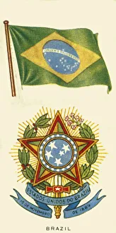 Brazilian National Flag Prints: Brazil, c1935. Creator: Unknown