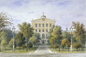 City Of Westminster Landmarks Prints: Bridewell Prison in Tothill Fields, Westminster, London, c1850