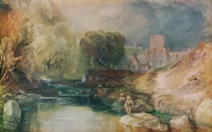 Brinkburn Priory, Northumberland, c1830. Artist: JMW Turner Brinkburn Priory, Northumberland, c1830. Artist: JMW Turner