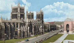 Bristol City Landmarks Prints: Bristol Cathedral, c1940s