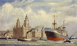British Maritime History Prints: One of Britains Sea Gateways, c1948. Creator: Unknown