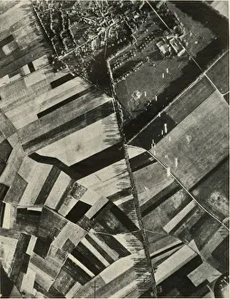 World War Two Aerial Combat Prints: British Bombs on an Enemy Convoy, 1939-1940, (1941). Creator: Unknown