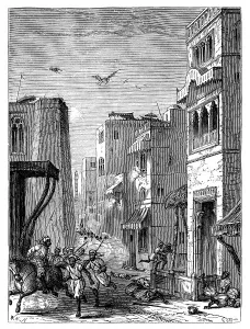 The British Troops Entering Multan, 19th century The British Troops Entering Multan, 19th century