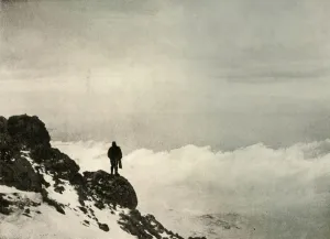 Ernest Shackleton Explorer Prints: Brocklehurst Looking Down From... Mount Erebus, 1908, (1909)