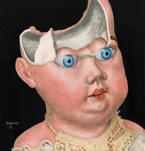Allegory Fine Art Images Prints: Broken doll's head, 1932. Creator: Wacker