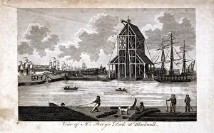Brunswick Dock, Blackwall, Poplar, London, c1800 Brunswick Dock, Blackwall, Poplar, London, c1800