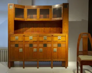 French Interior Design Prints: Buffet designed by Hector Guimard