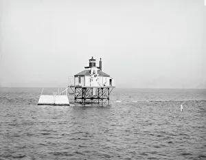 US Coastal Landmarks Prints: Bug Light, Boston, Mass. c1906. Creator: Unknown