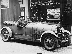 Vintage Car Advertisement Prints: Bugatti, 1932