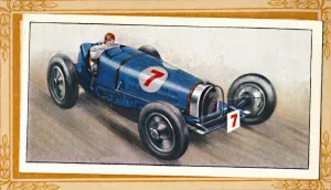 Motor Racing History Prints: Bugatti 3-3 Litre, c1936