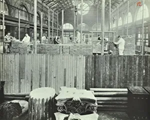 Guildhall Library Art Gallery Images Prints: Building class, School of Building, Brixton, London, 1911