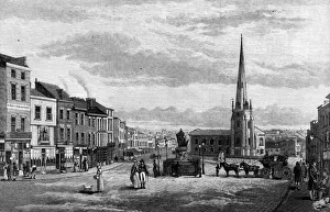 The Bull Ring, with St Martins Church, Birmingham, 1812 (1887) The Bull Ring, with St Martins Church, Birmingham, 1812 (1887)