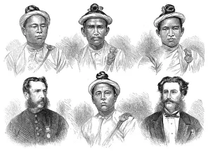 Print of The Burmese Embassy, 1872