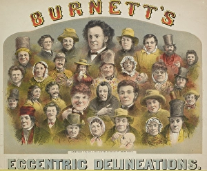 Vaudeville Performer Prints: Burnett's Eccentric Delineations