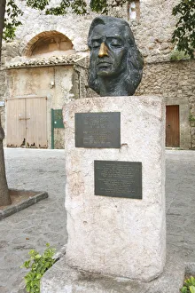 Valldemossa Mallorca Spain Prints: Bust of Frederic Chopin, Valldemossa, Mallorca, Spain, 2008
