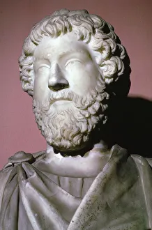 Print of Roman Emperor Marcus Aurelius Bust