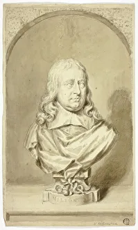 Monochrome Pencil Drawings Prints: Bust of Milton, n.d