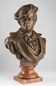 Bust of Richard Wagner, Early 20th cen. Creator: Anonymous master Bust of Richard Wagner, Early 20th cen. Creator: Anonymous master