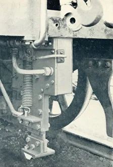Monochrome Train Photography Prints: Cab Indicator, 1922. Creator: Unknown