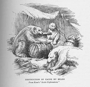Print of The Cache Destroyed, c1856