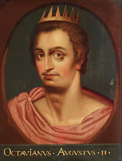 Ancient Roman Leaders Prints: Caesar Augustus