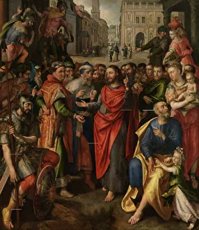 Then Give to Caesar what is Caesars Print, 1602 Engraving